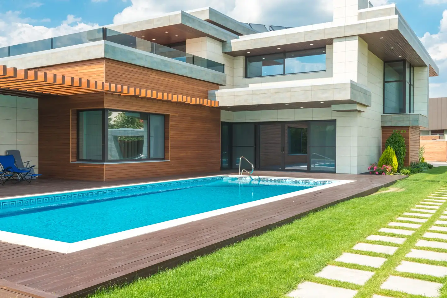 Swimming pool built in Fullerton Cove, NSW